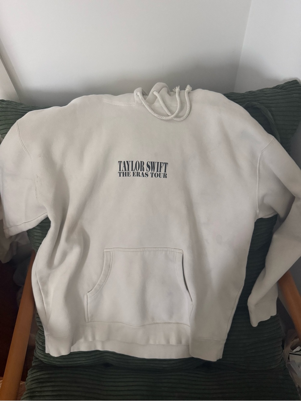 Taylor Swift "The Eras Tour" Cream Hoodie